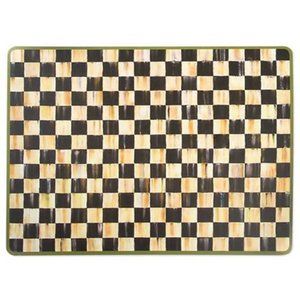 MacKenzie Childs Wooden Check Placemats